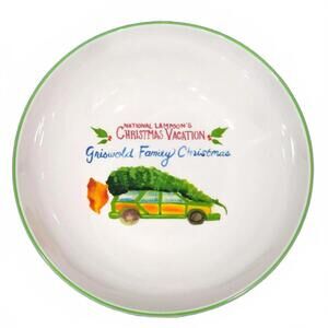 2 National Lampoon Christmas Vacation Pasta Bowls 9" Griswold new free shipping
